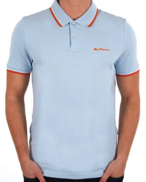 Ben Sherman Signature Polo Shirt Pale Blue