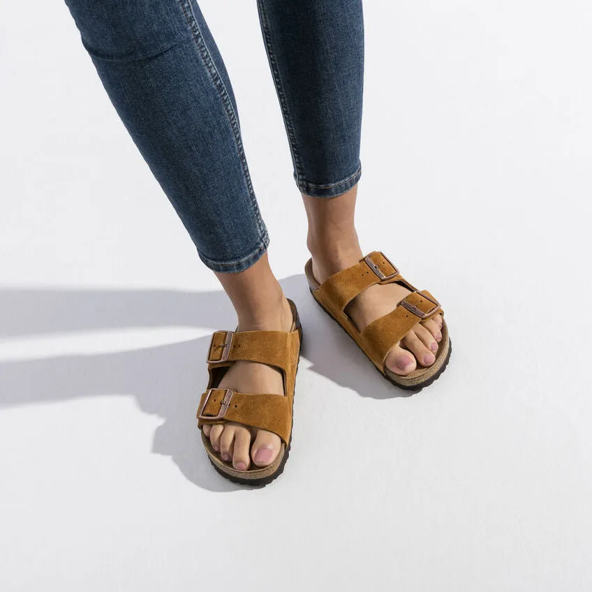 BIRKENSTOCK ARIZONA MINK SUEDE