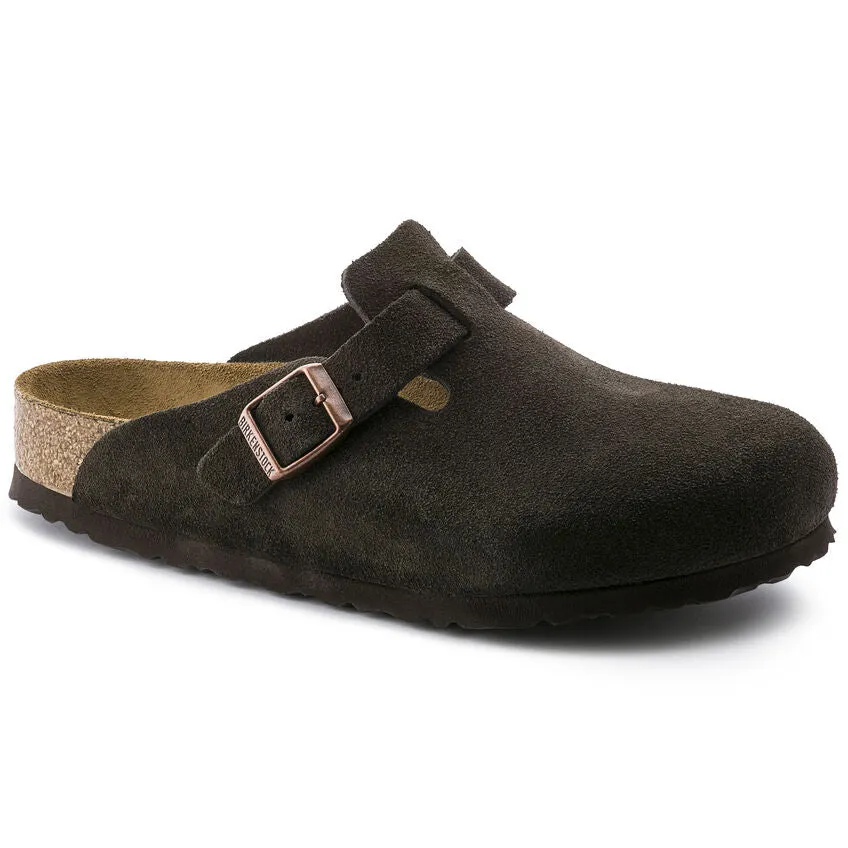 BIRKENSTOCK BOSTON MOCHA SUEDE