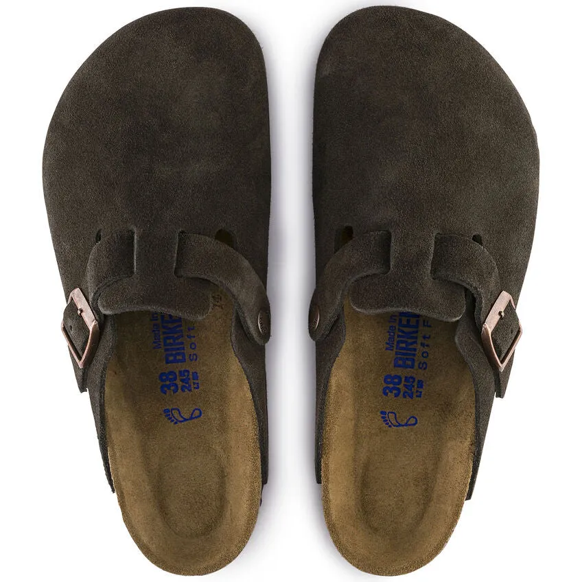 BIRKENSTOCK BOSTON MOCHA SUEDE