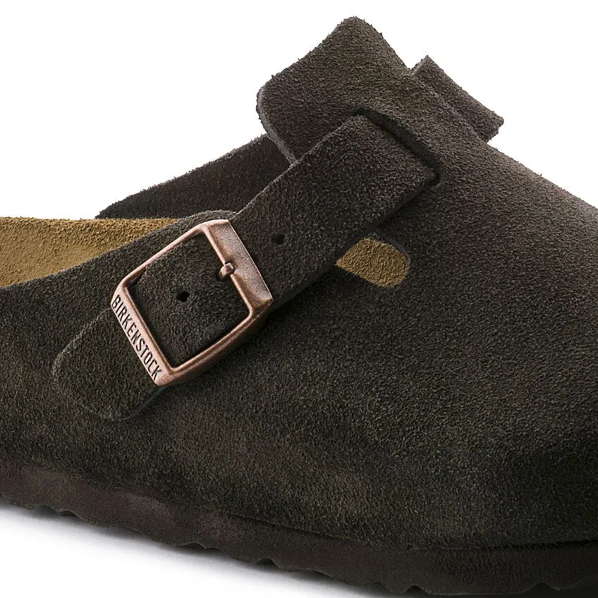 BIRKENSTOCK BOSTON MOCHA SUEDE