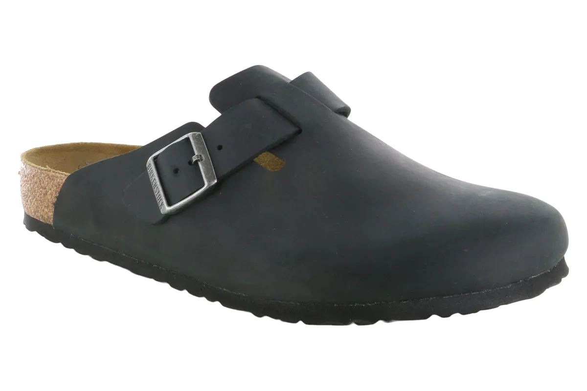 Birkenstock Boston Oiled Leather Black