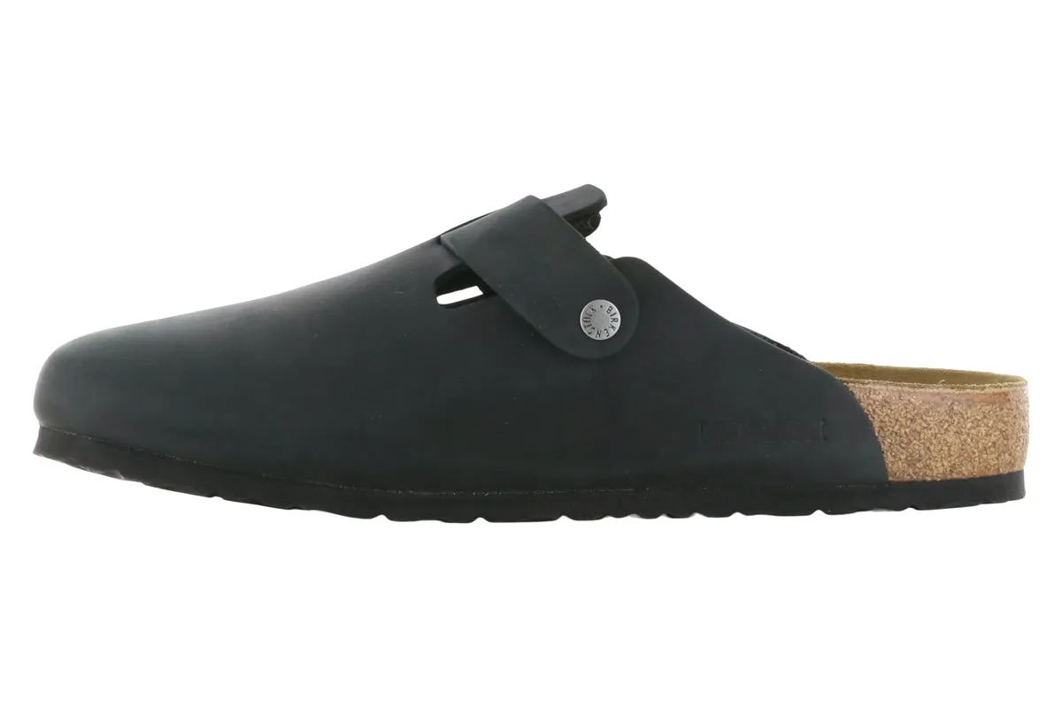 Birkenstock Boston Oiled Leather Black