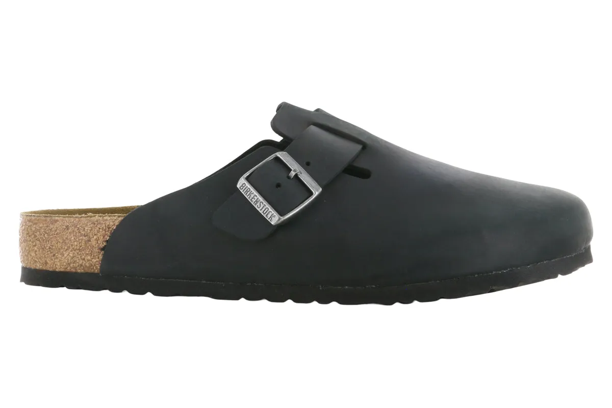 Birkenstock Boston Oiled Leather Black