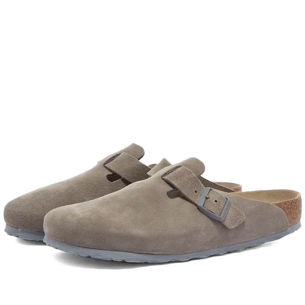 Birkenstock Boston SFBStone Coin Suede