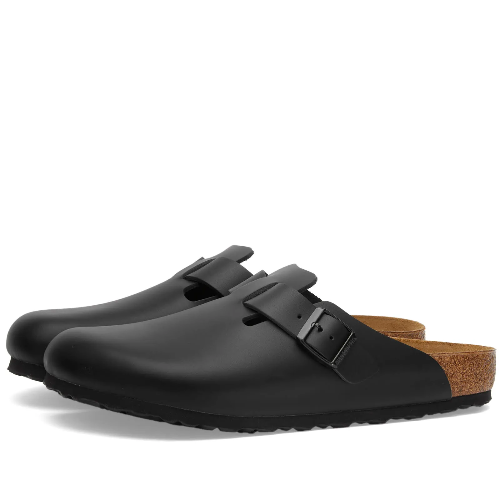 Birkenstock BostonBlack Smooth Leather