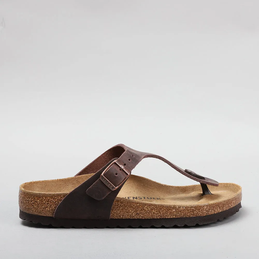 BIRKENSTOCK GIZEH 743831 OIL HABANA LEATHER