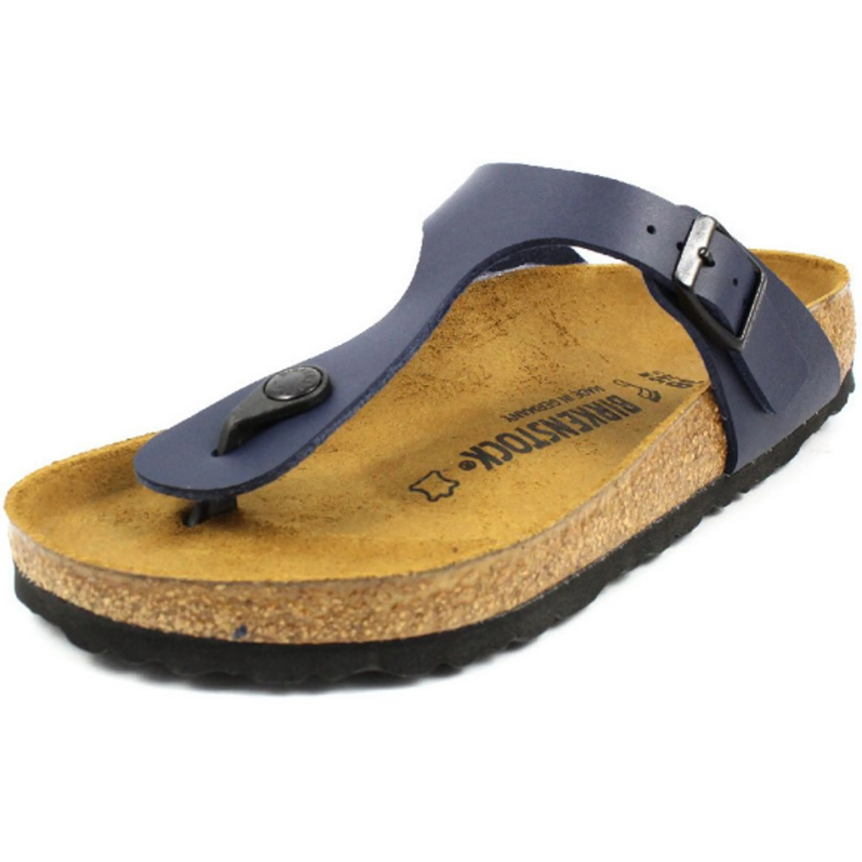 Birkenstock Gizeh toe separator blue Birko-Flor