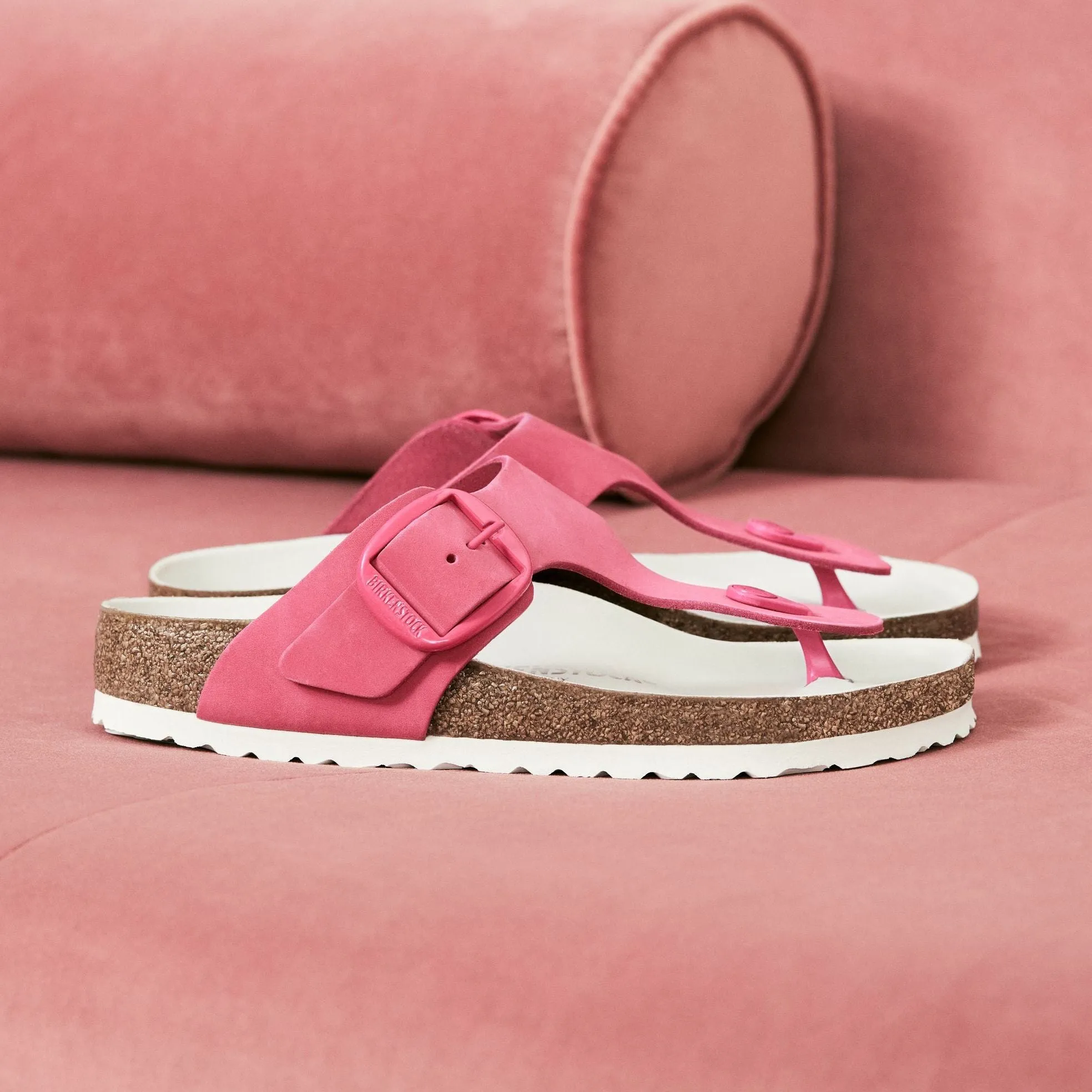 Birkenstock Limited Edition Gizeh Big Buckle fuchsia nubuck