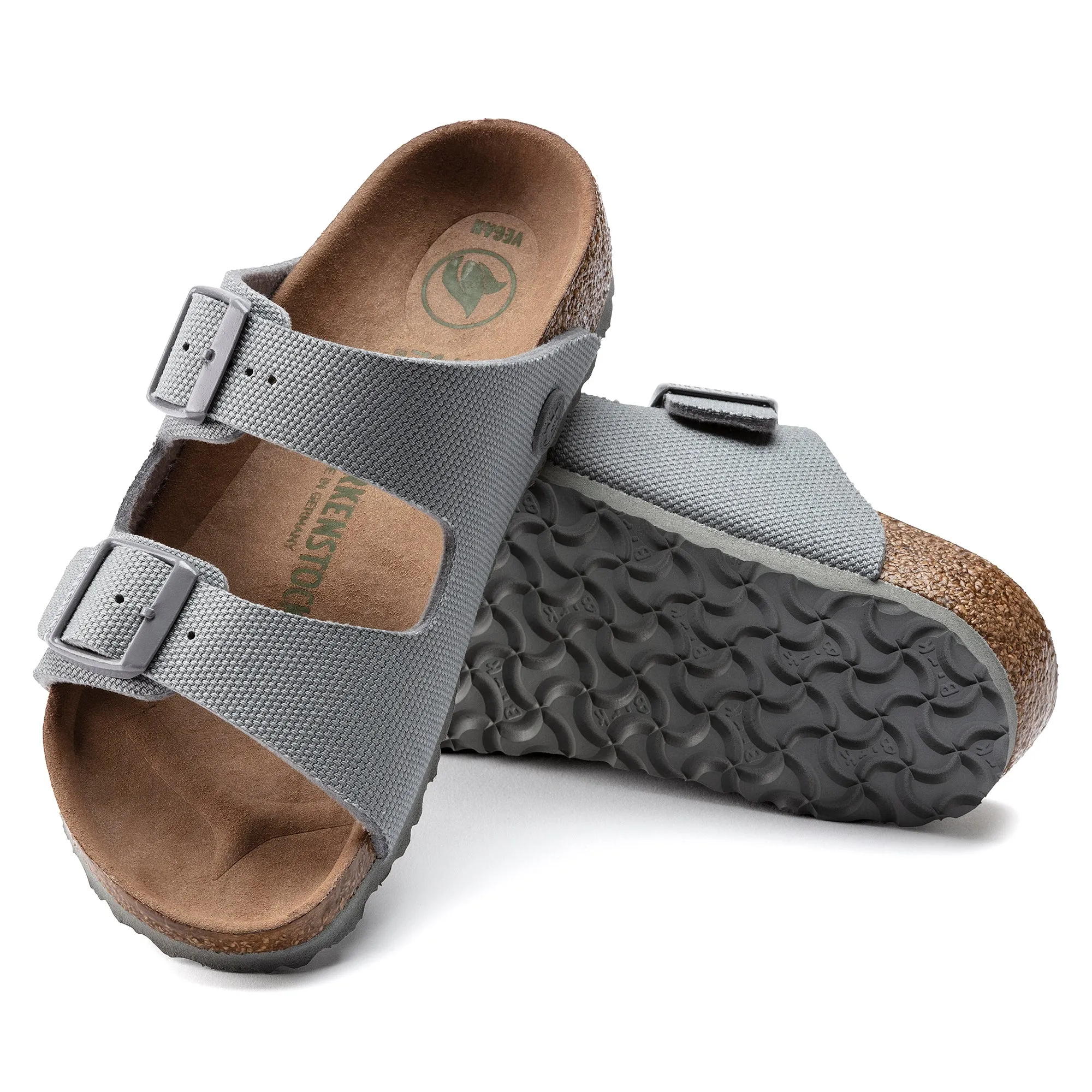 Birkenstock Limited Edition Kids Arizona Vegan stone canvas