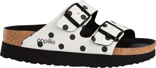 Birkenstock Papillio mule Arizona white black spots