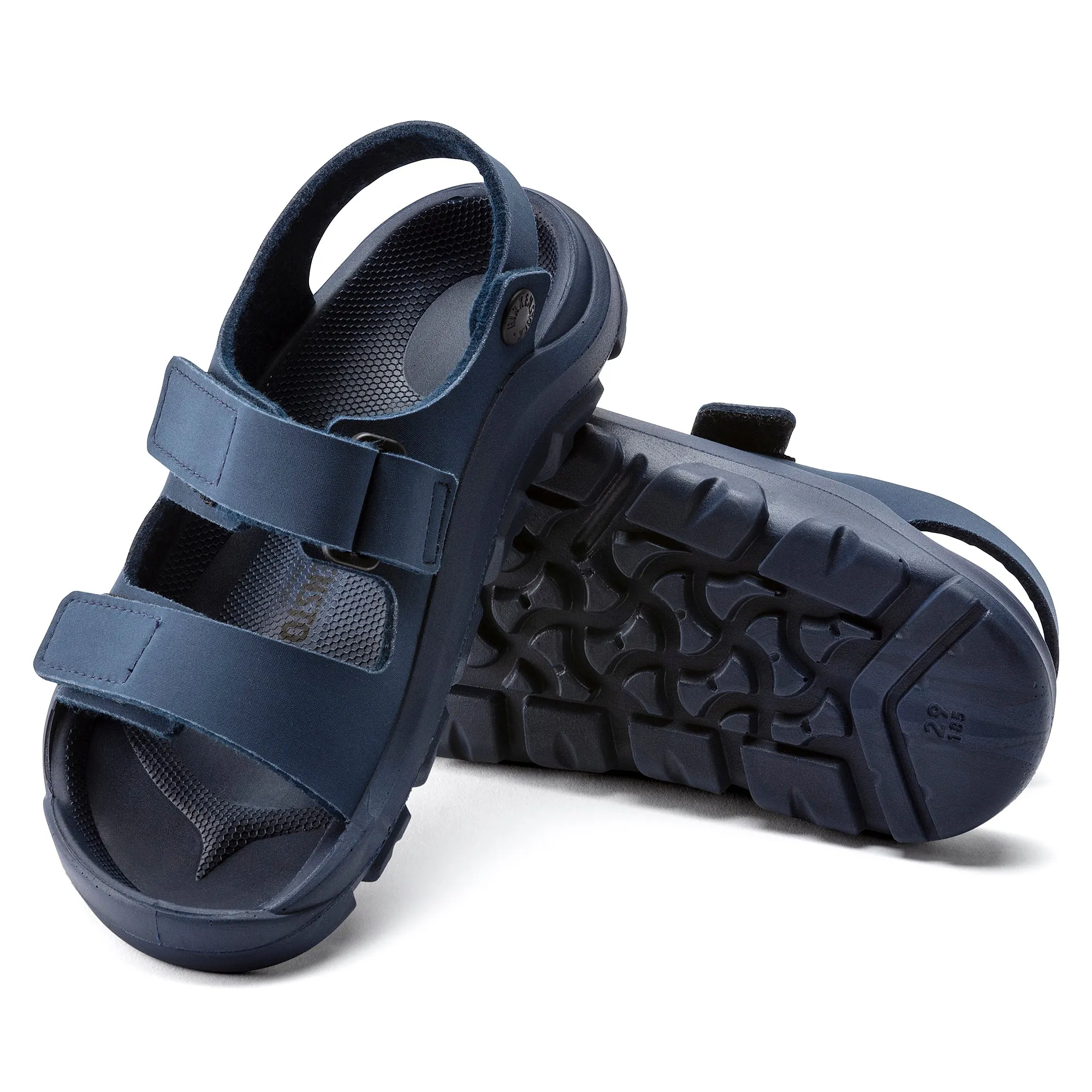 Birkenstock Rugged Kids Mogami Hook & Loop midnight textile