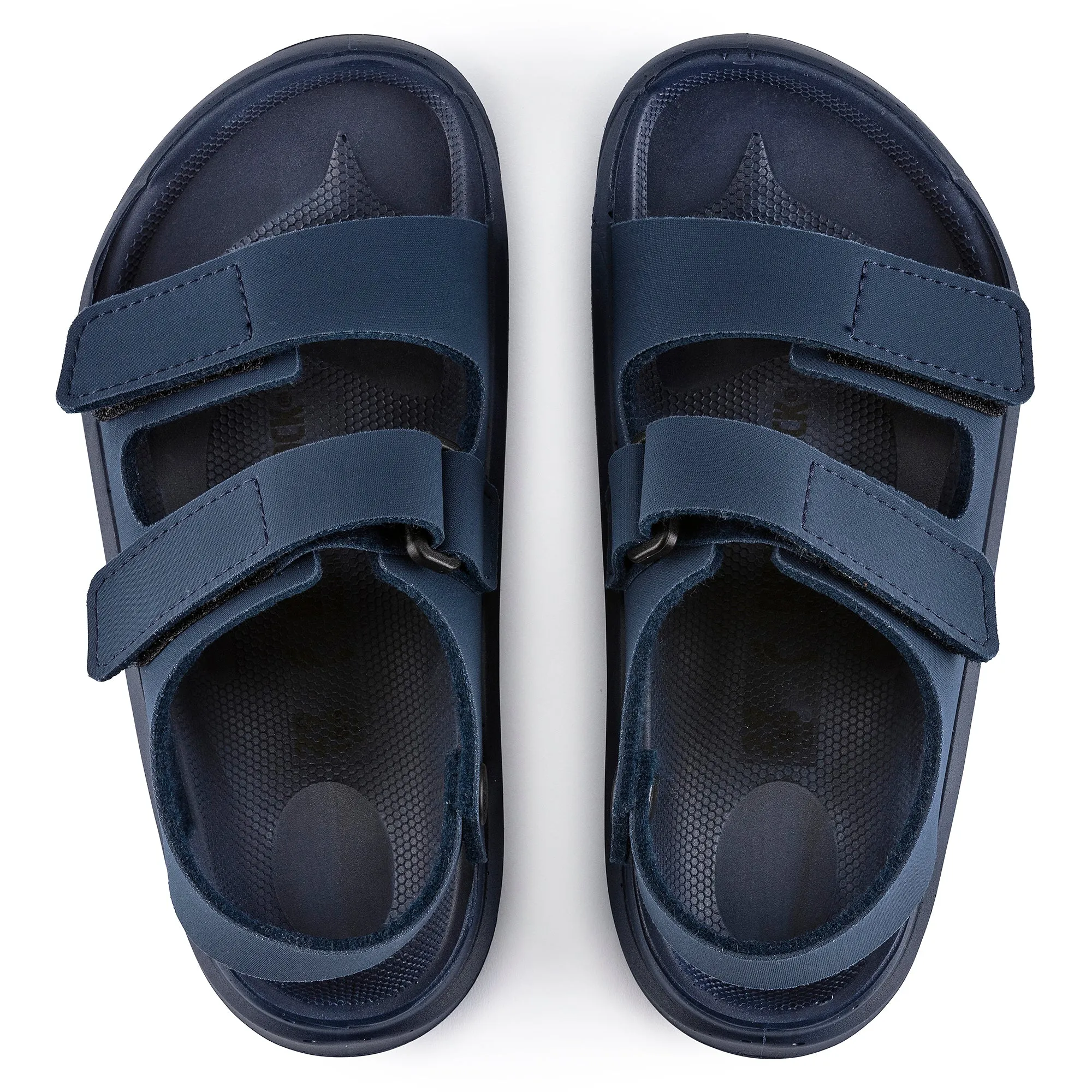 Birkenstock Rugged Kids Mogami Hook & Loop midnight textile