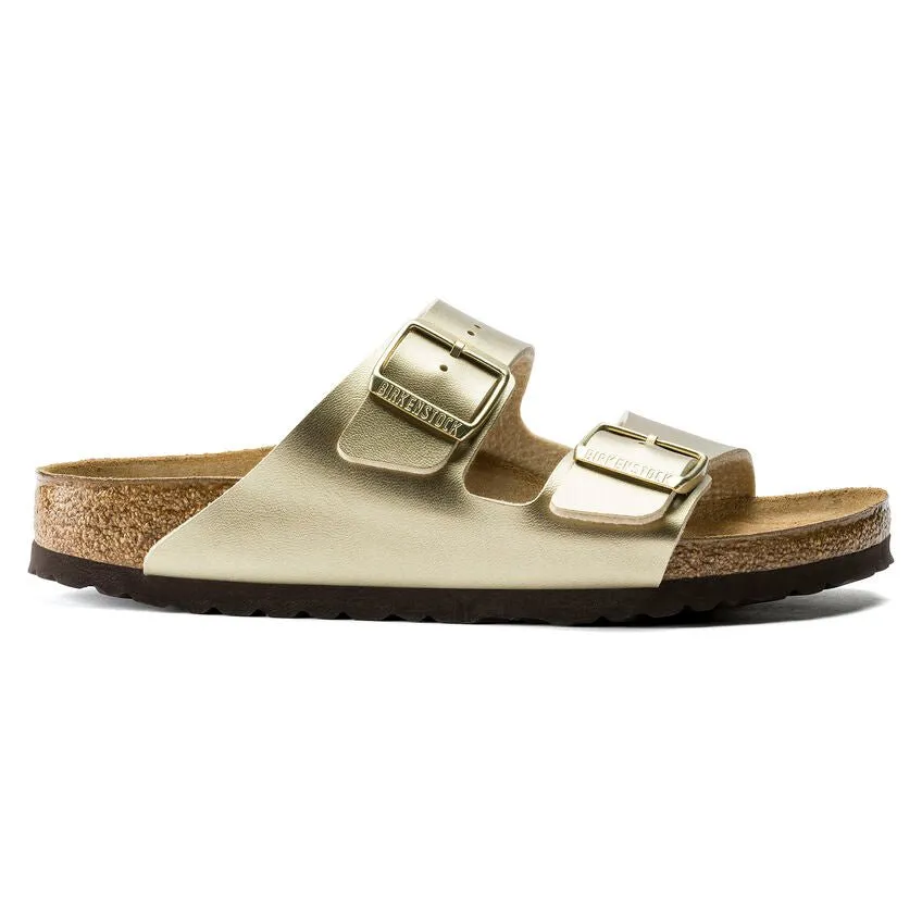 Birkenstock Women's Arizona - Gold Birko-Flor