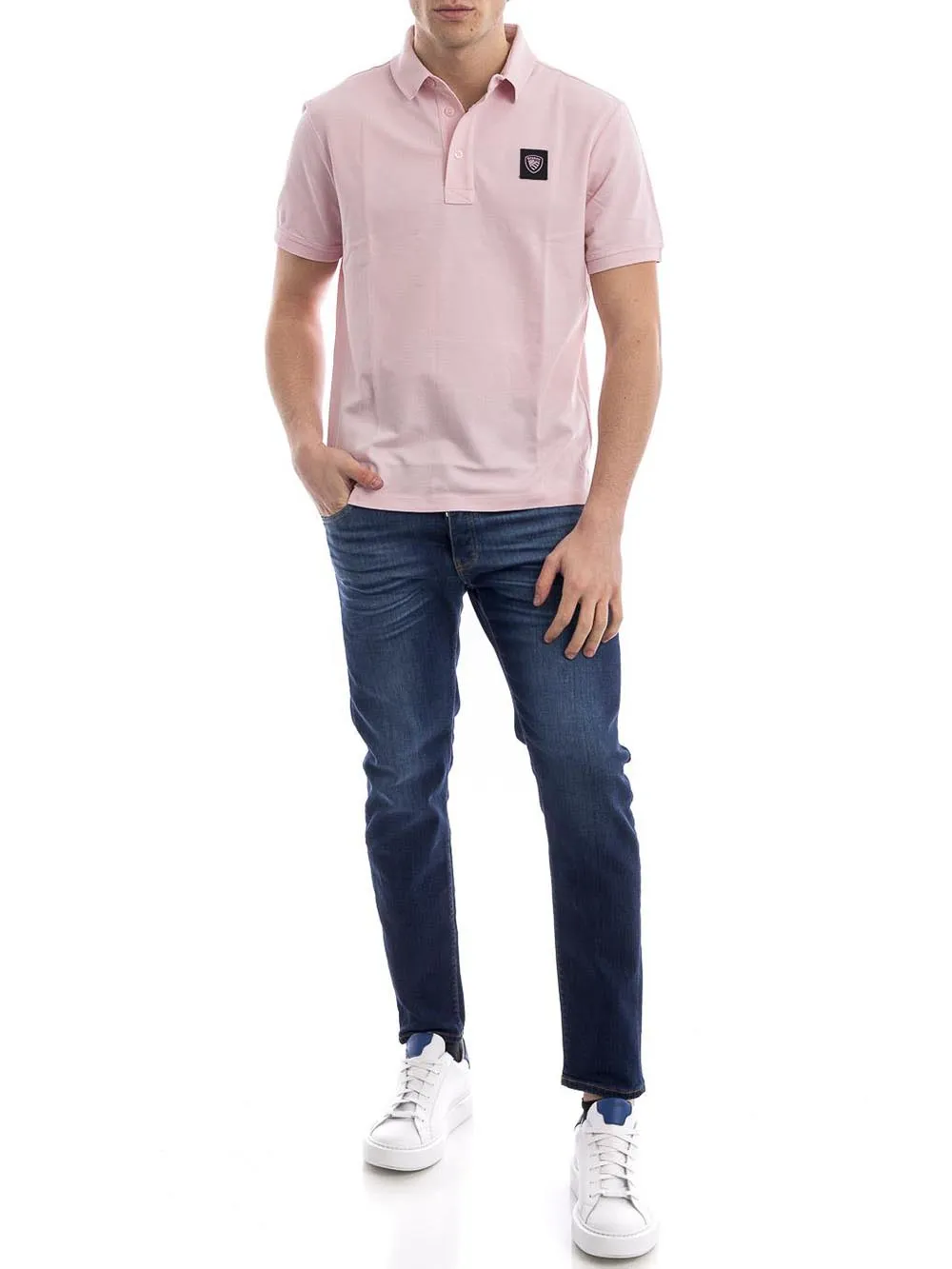 Blauer Polo Uomo 23sblut02429 006542 Rosa