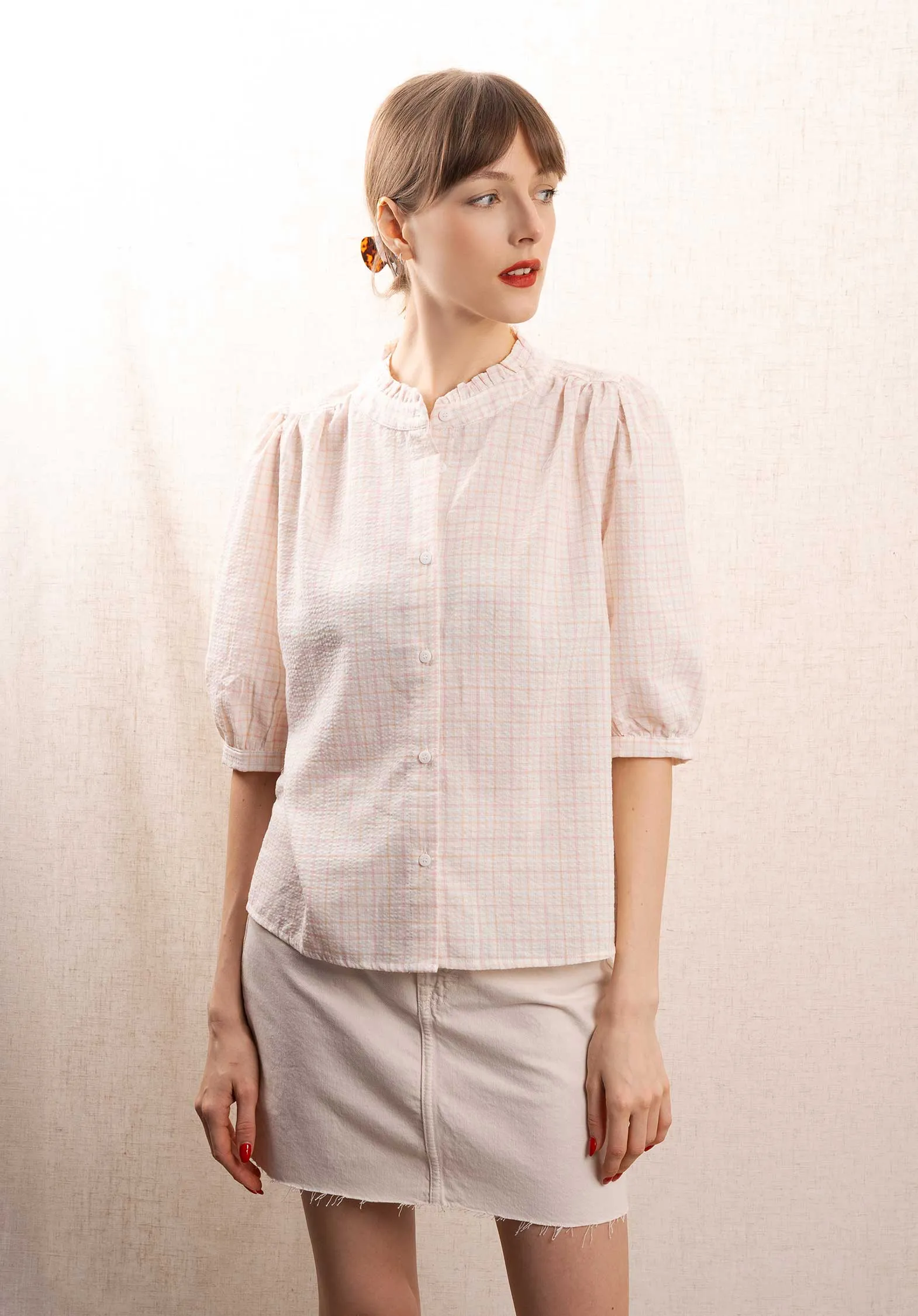 Blouse F1150 F11150 Rose