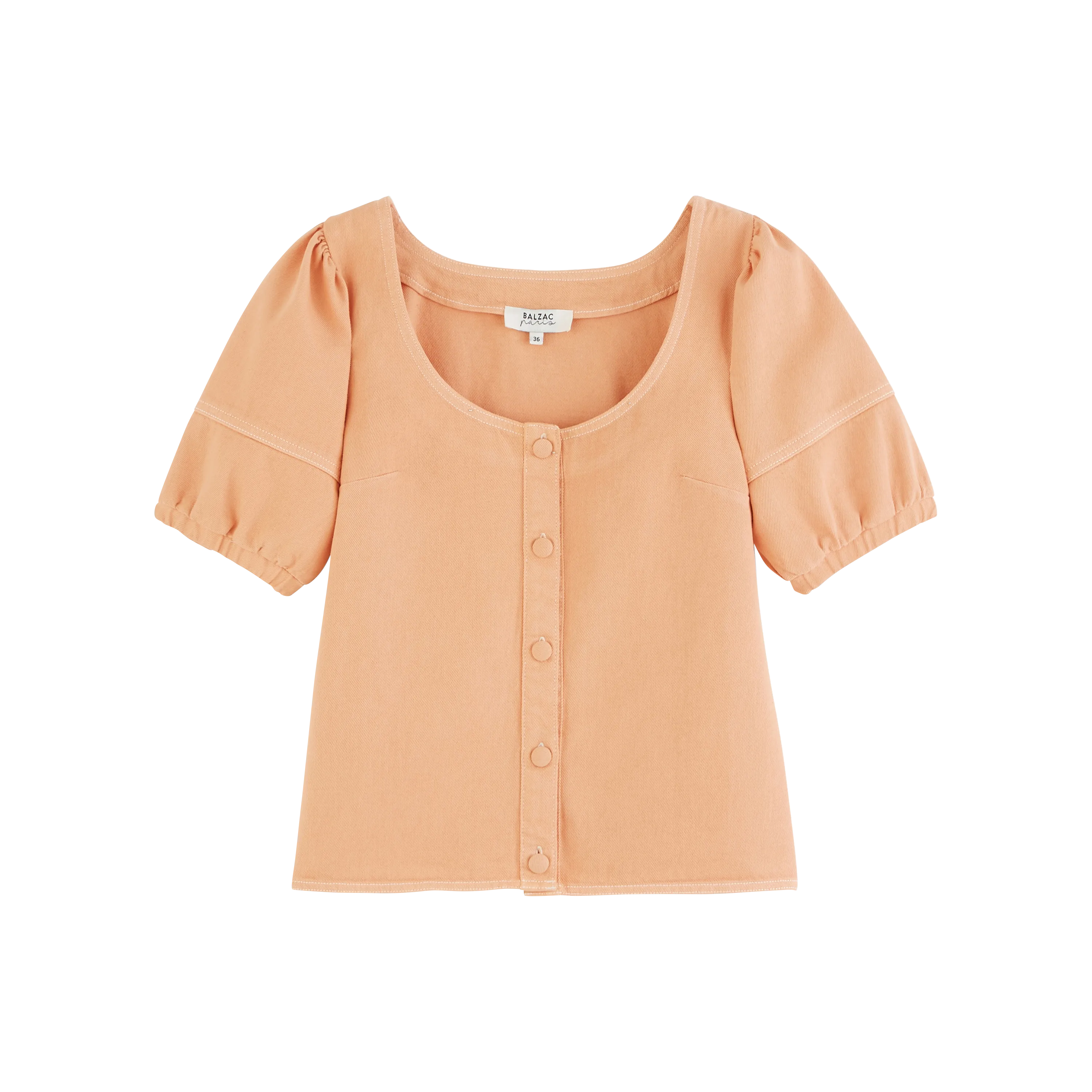 Blouse Romance abricot