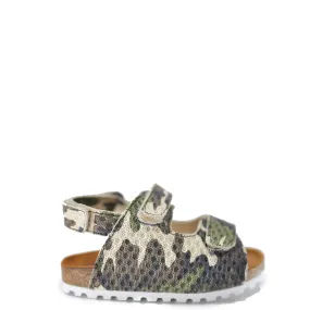 Blublonc Army Velcro Sandal