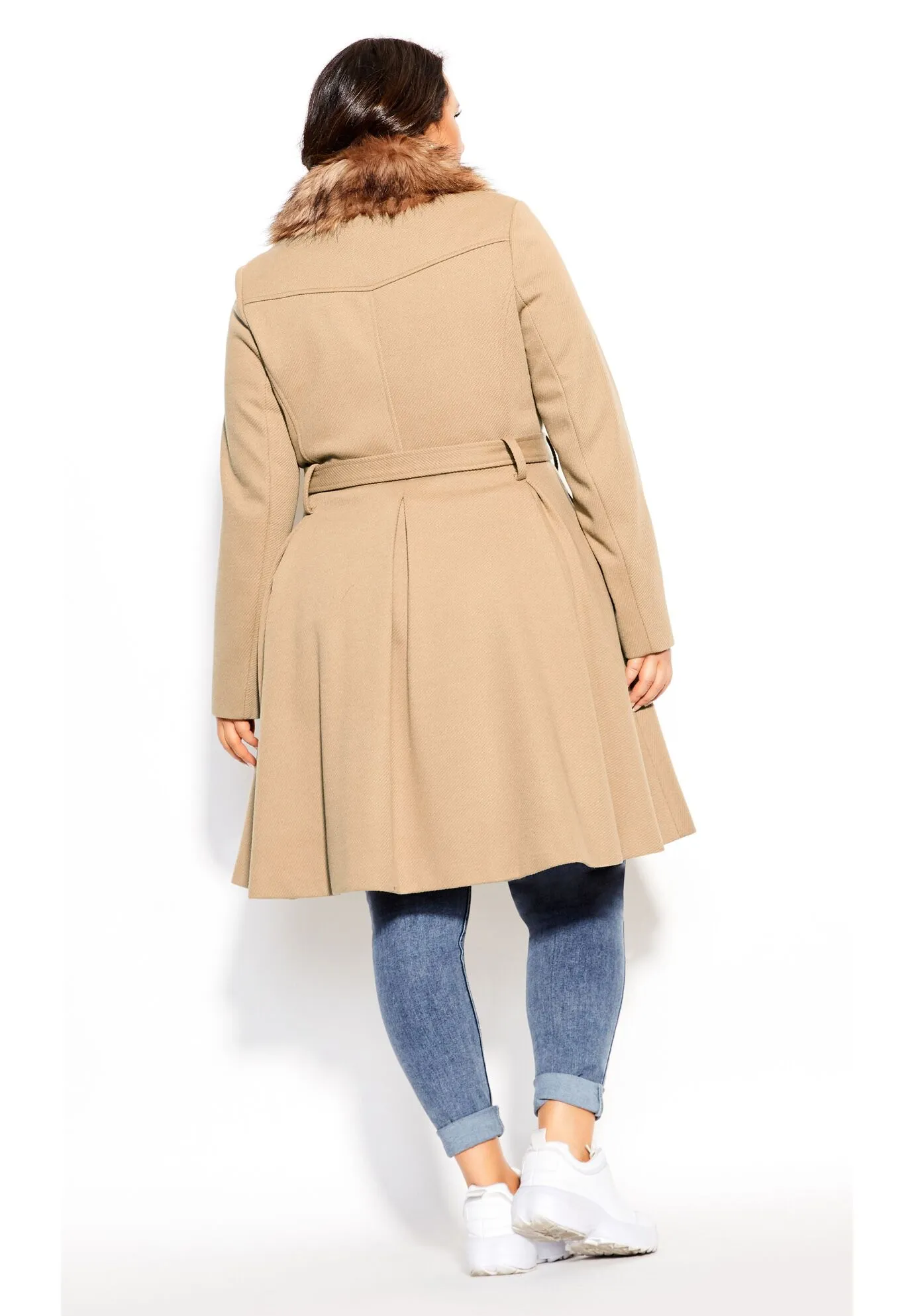 Blushing Belle Coat - taupe