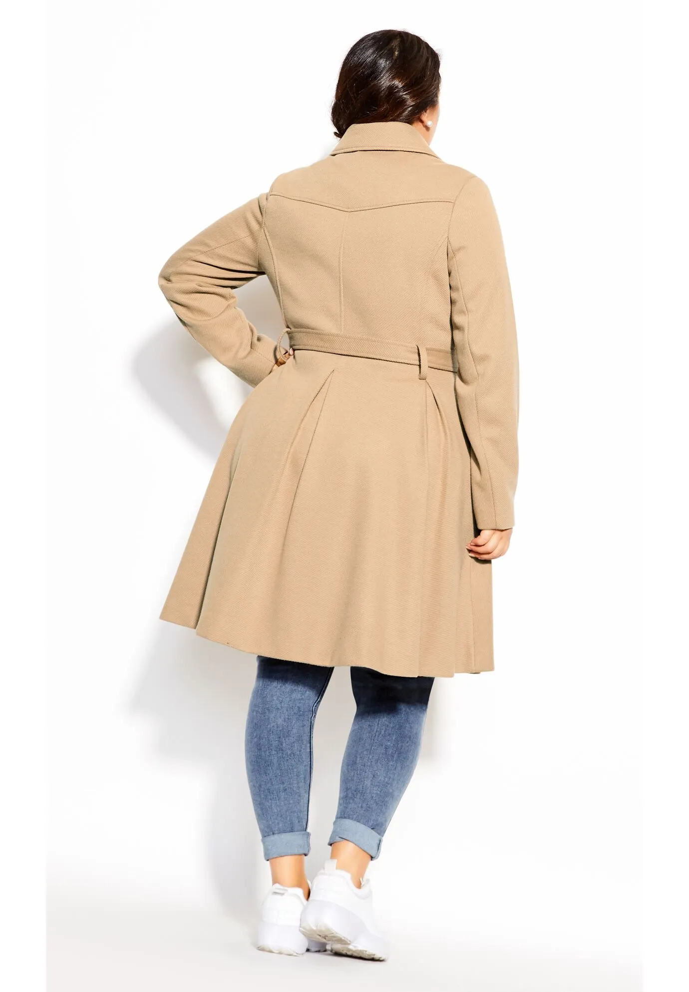 Blushing Belle Coat - taupe