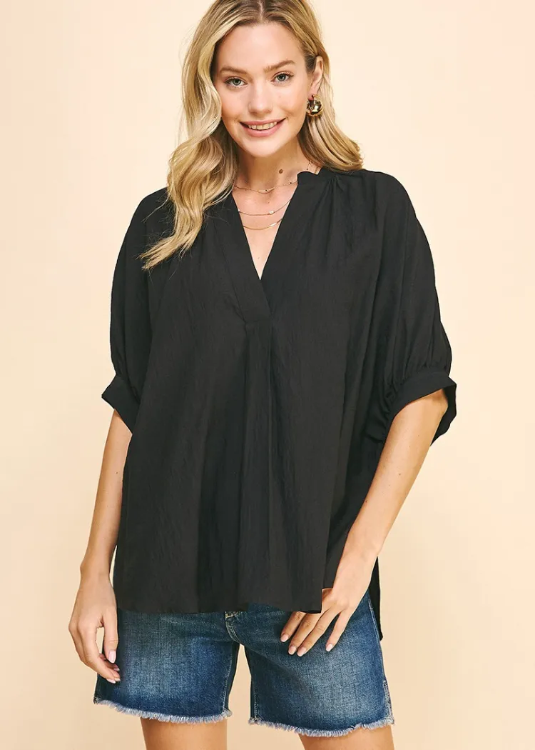 Bondi Blouse- Black