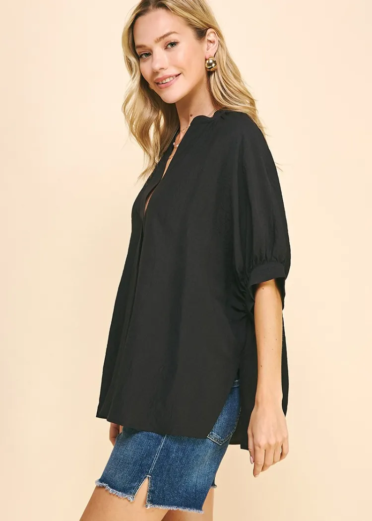 Bondi Blouse- Black