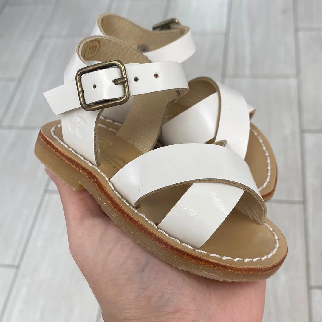 Bonpoint Ecru Baby Sandal