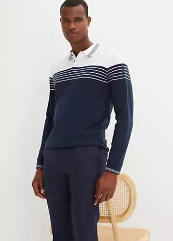 bonprix Striped Polo Shirt | Grattan