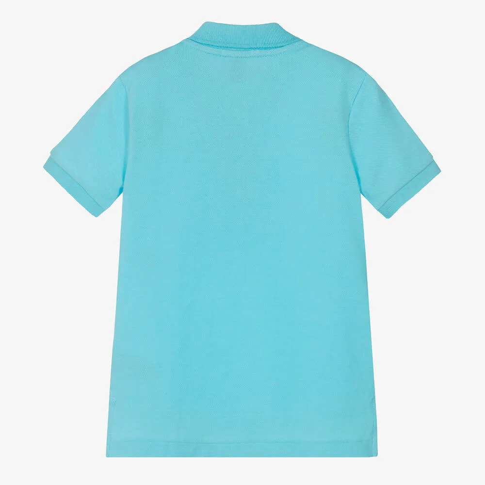 Boys Turquoise Blue Polo Shirt