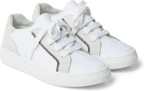 Brunello Cucinelli Kids low lace-up sneakers White