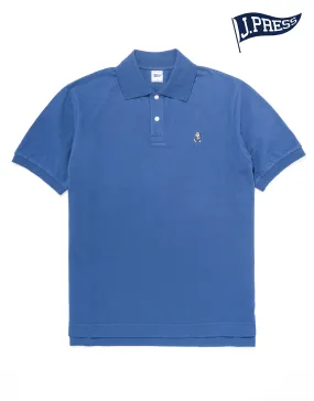 BULLDOG POLO SHIRT - BLUE