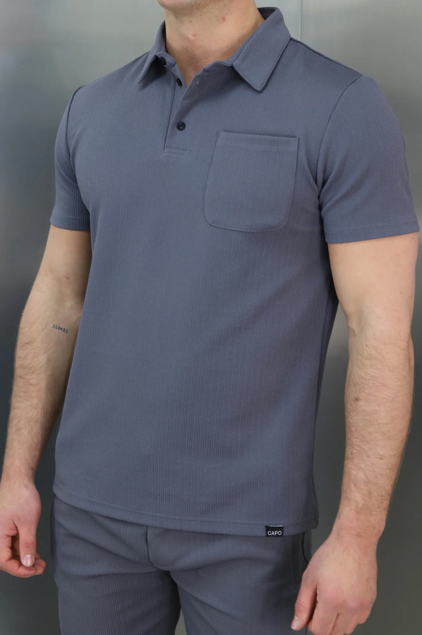 Capo TWIST Polo Shirt - Dark Grey