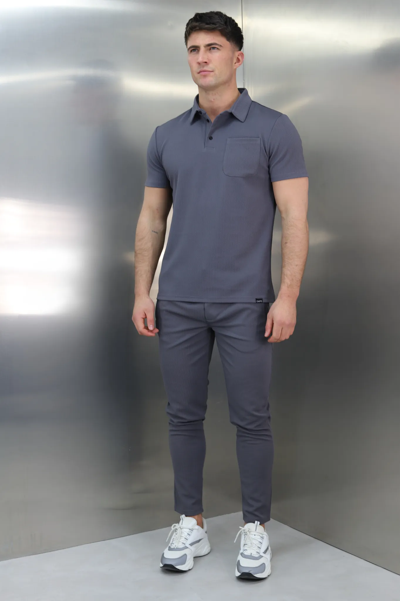 Capo TWIST Polo Shirt - Dark Grey