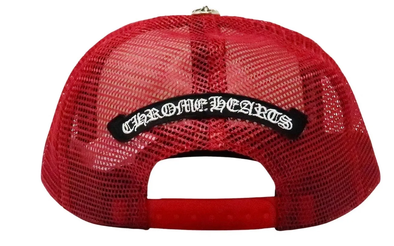 CHROME HEARTS KING TACO TRUCKER HAT RED / WHITE