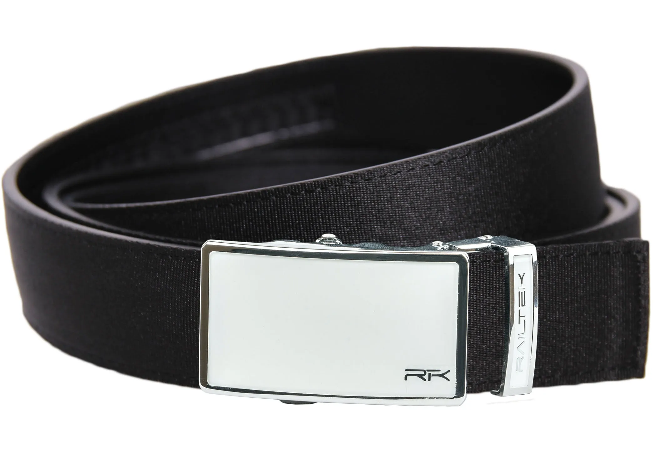 Chrome White Railtek Belt