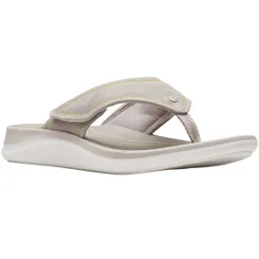 Clarks Glide Post Sandals Light Taupe (Women's)