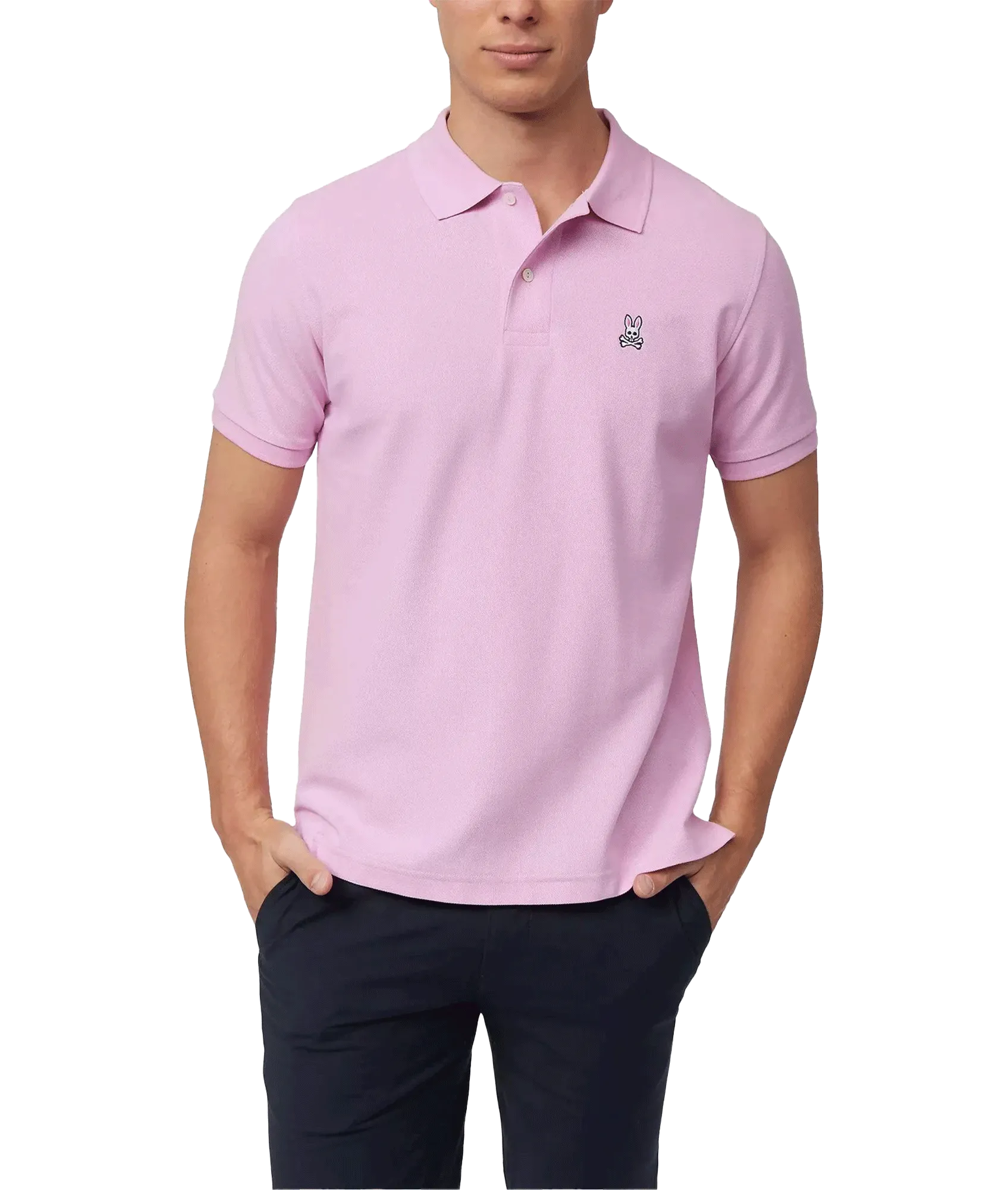 Classic Pique Polo Shirt - Pink