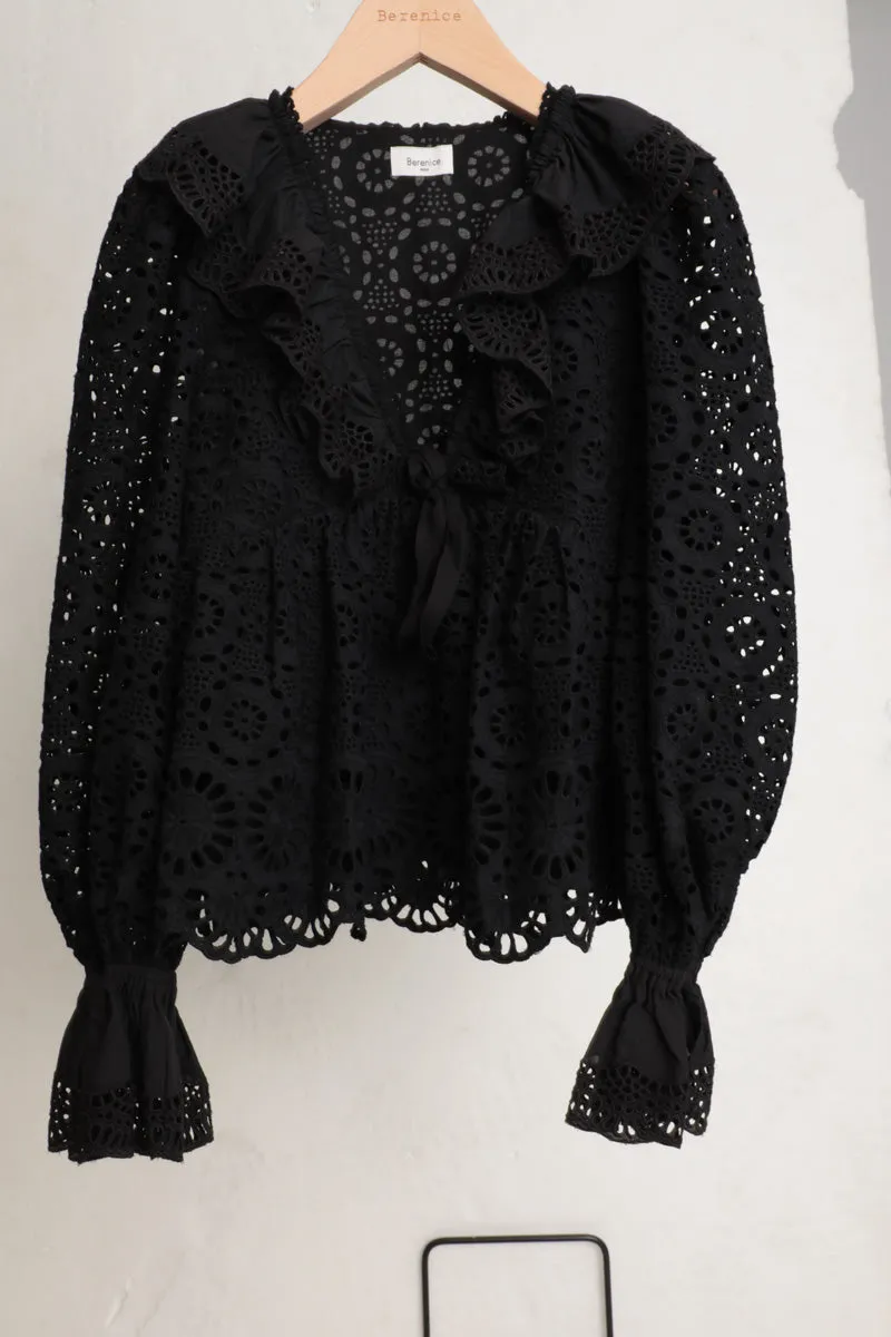 Cleo Blouse Black