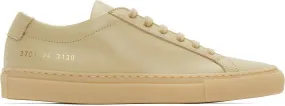 Common Projects Beige Original Achilles Low Sneakers