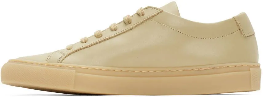 Common Projects Beige Original Achilles Low Sneakers