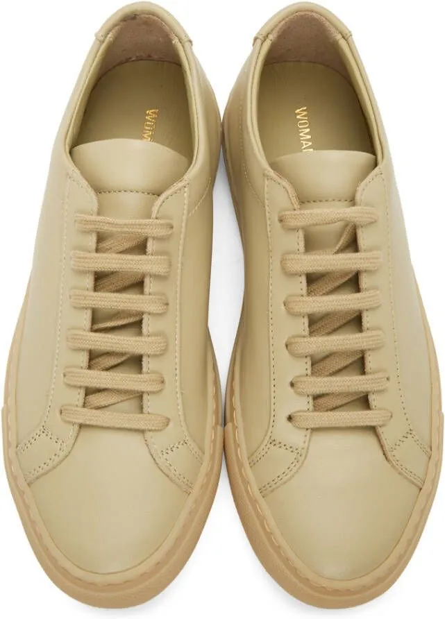 Common Projects Beige Original Achilles Low Sneakers