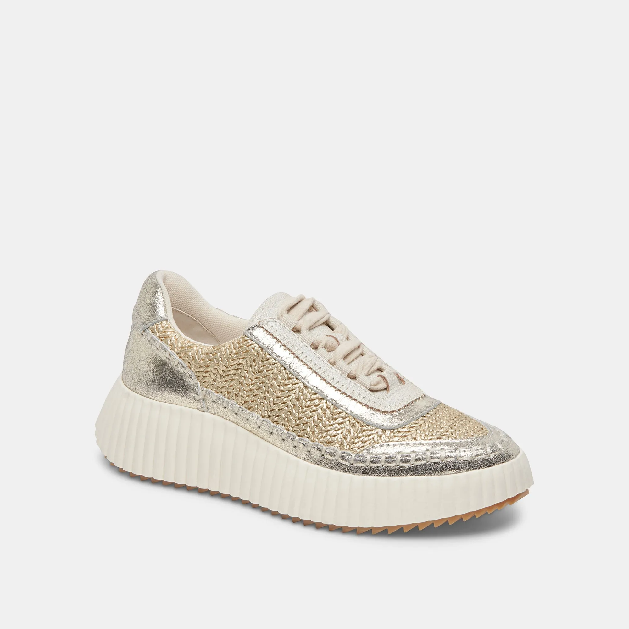 DOLEN SNEAKERS GOLD KNIT