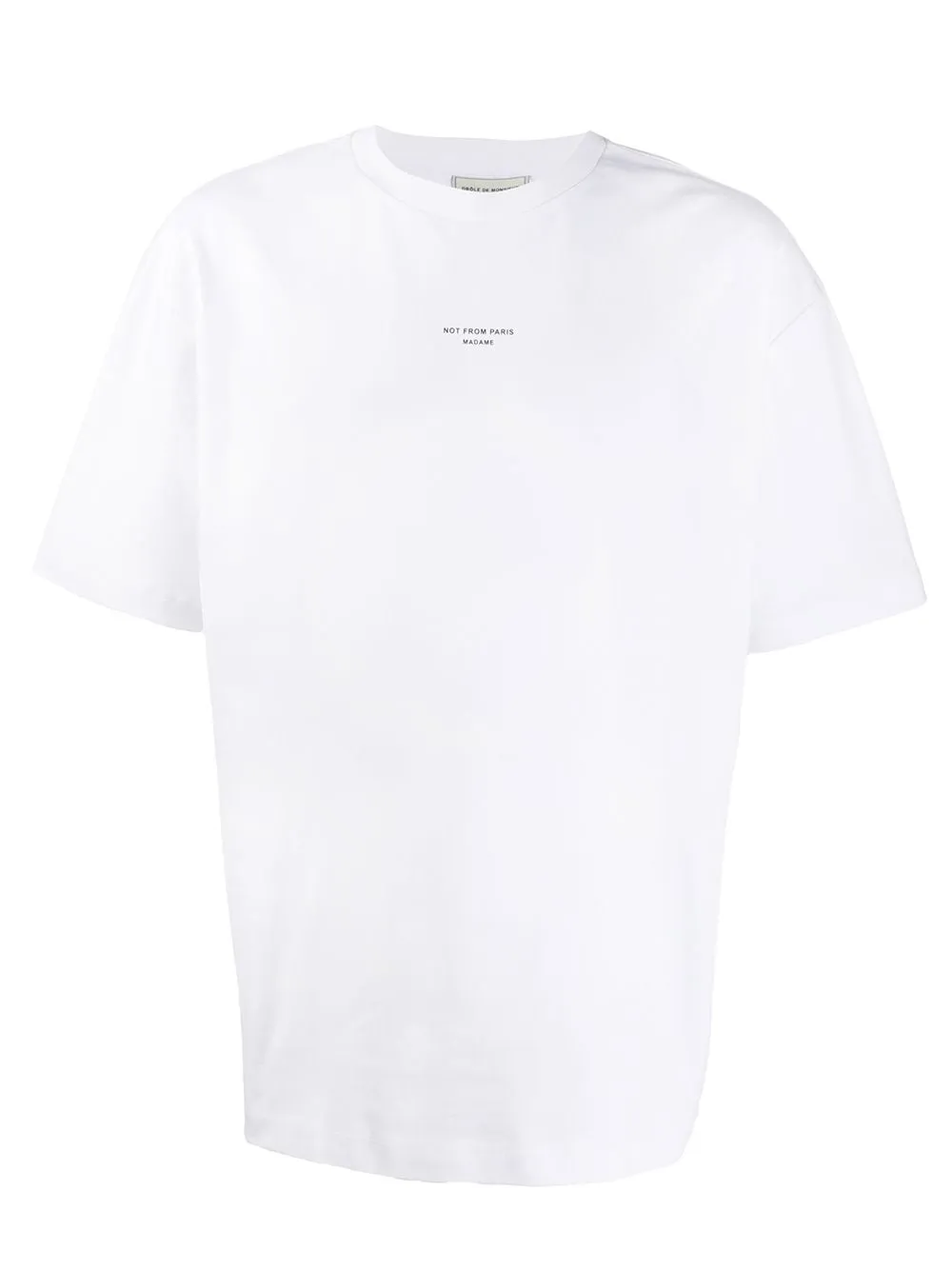 Drle de Monsieur - T Shirt Blanc Slogan Classique