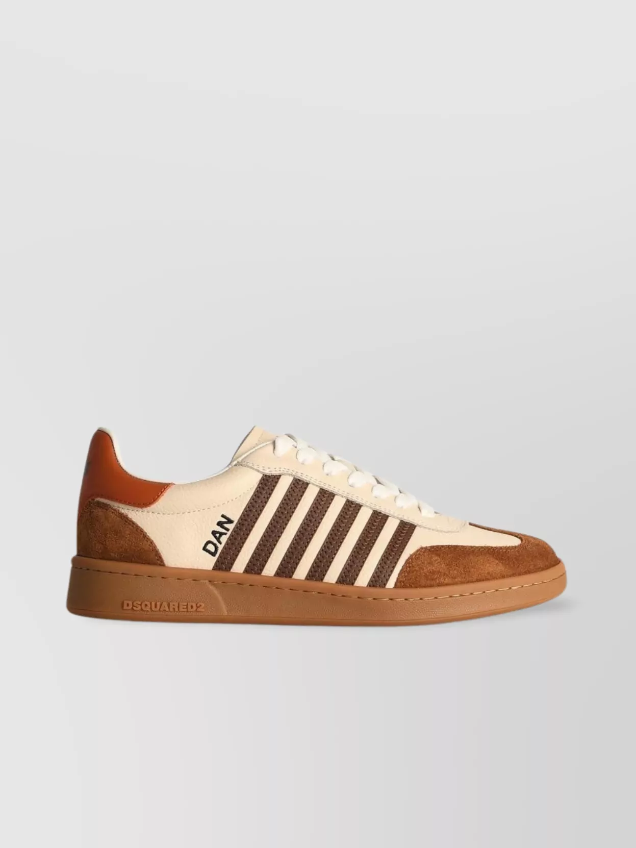 Dsquared2   Leather sneakers boxer striped