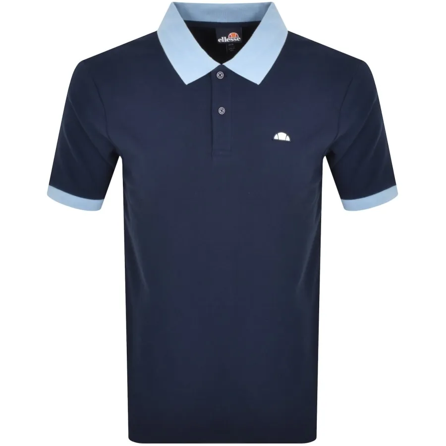 Ellesse Agoza Polo T Shirt Navy