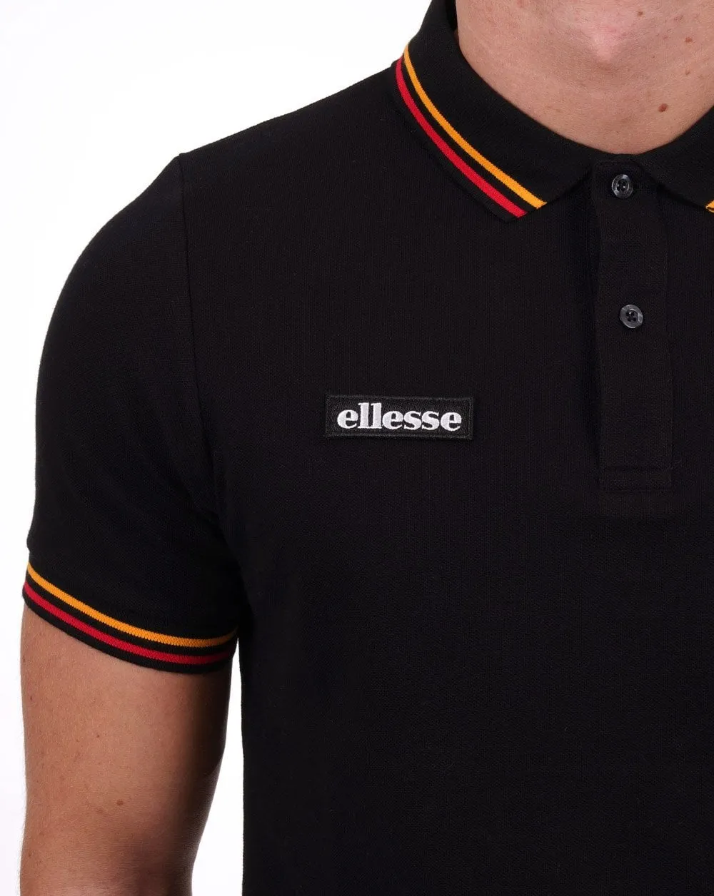 Ellesse Doran Polo Shirt Black