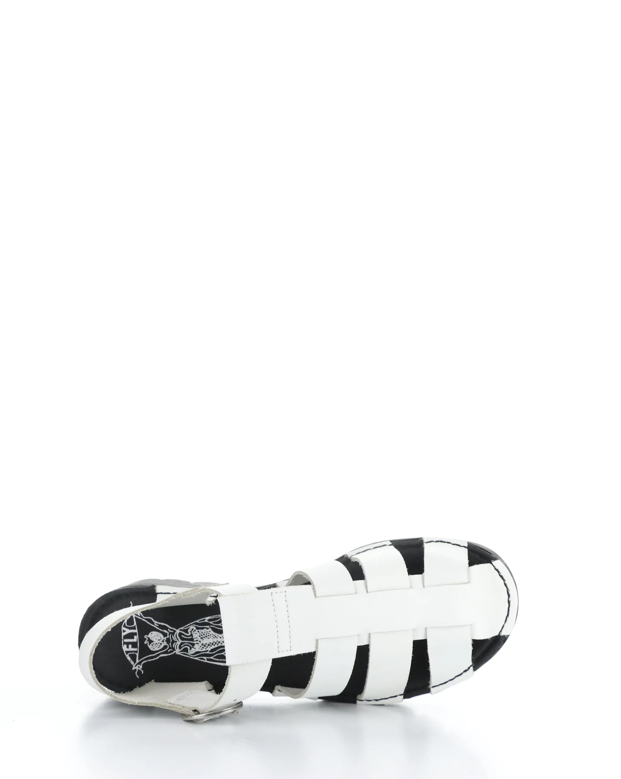 EMME511FLY 009 OFF WHITE Round Toe Sandals