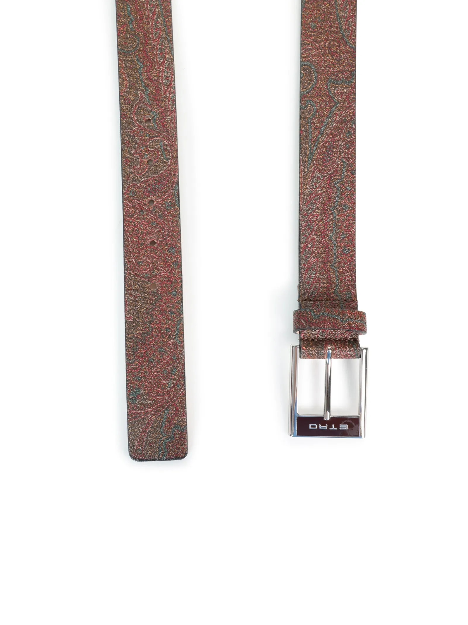 Etro Logo Engraved Buckle Belt