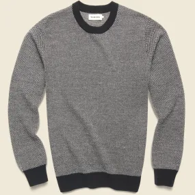 Everett Sweater - Black Birdseye