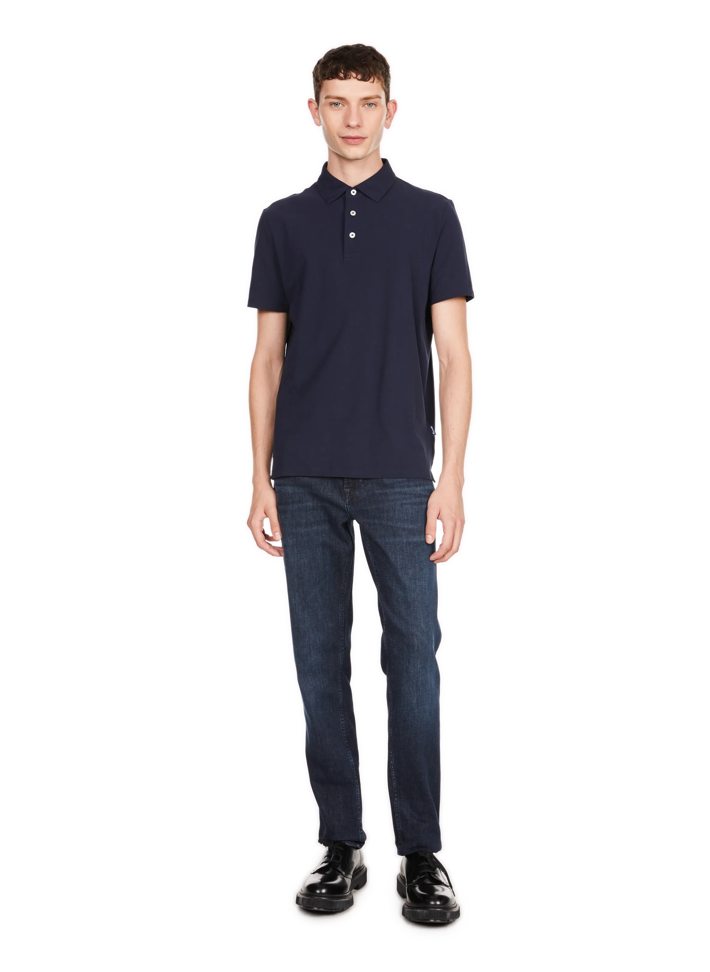 FACONNABLE   Cotton polo shirt  - Blue